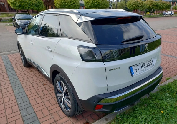 Peugeot 3008 cena 111900 przebieg: 23000, rok produkcji 2021 z Tychy małe 137